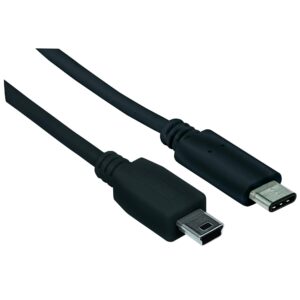 Cavo HiSpeed USB Mini-B Maschio / USB-C™ Maschio 1m Nero