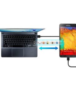 Cavo High Speed USB a MicroUSB Reversibile 0,6m Nero