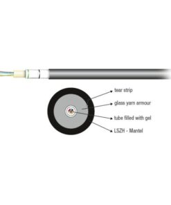 Cavo Loose Antiroditore 24 fibre 50/125 OM4 LSZH Nero