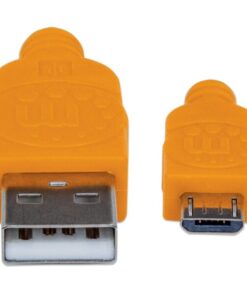 Cavo Micro USB Guaina Intrecciata USB2.0 A M/MicroB M Blu Blister