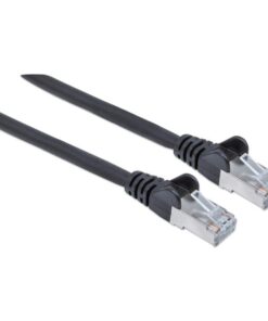 Cavo Patch Cat.7 Plug RJ45 6A S/FTP LSZH 0,5m Nero
