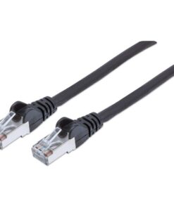 Cavo Patch Cat.7 Plug RJ45 6A S/FTP LSZH 0,5m Nero