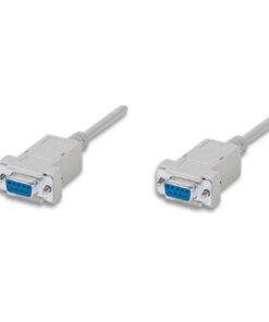 Cavo Pc/Pc Null Modem Cavo AT, AT cross over DB 9p. F/F 1,8 m