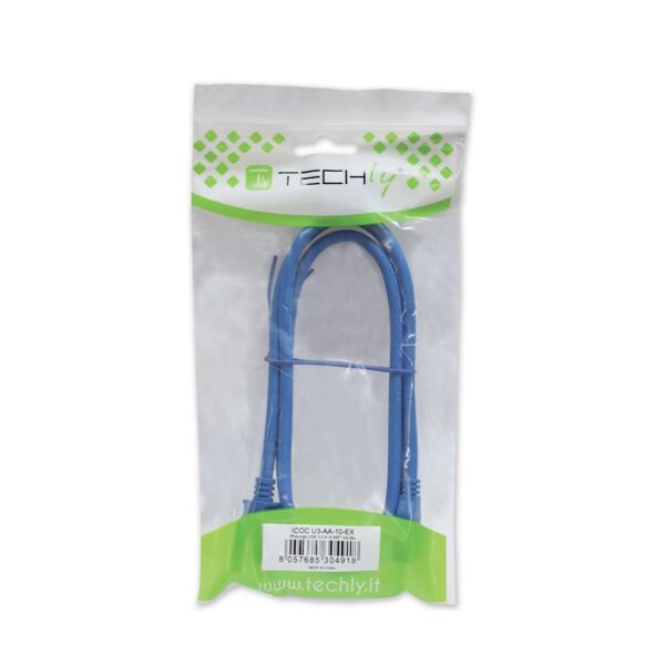 Cavo Di Prolunga USB 3.0 0,5m Blu | Maschio A Femmina Ad Alta Velocità 5 Gbps | Compatibile USB 2.0 E 1.1