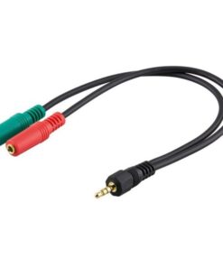Cavo Sdoppiatore Microfono Cuffia jack 3,5'' per Smartphone e Notebook