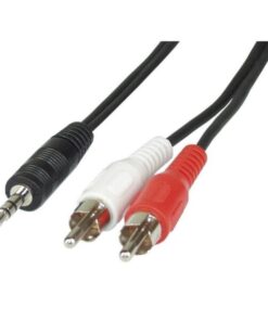 Cavo Stereo Jack 3, 5 mm a 2 x RCA maschio 10,0 mt