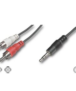 Cavo Stereo Jack 3, 5 mm a 2 x RCA maschio 20,0 mt