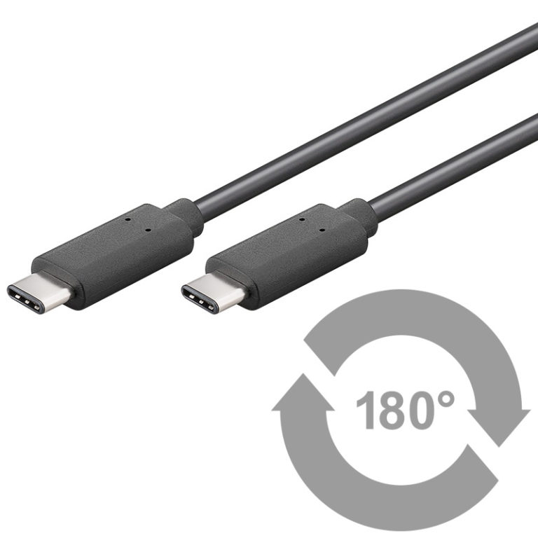 Cavo SuperSpeed USB-C™ Maschio / USB-C™ Maschio 50cm Nero
