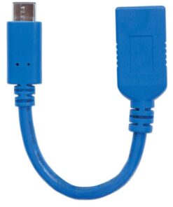 Cavo Superspeed USB-A 3.0 Femmina USB-C™ Maschio 15cm Blu