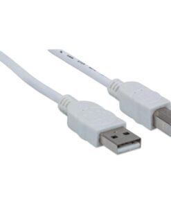 Cavo USB 2.0 A maschio/B maschio 5m Bianco
