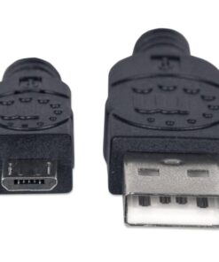 Cavo USB 2.0 A maschio/Micro B maschio 3m Nero