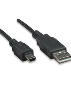 Cavo USB 2.0 A maschio/mini B 5 pin maschio 1 m Nero
