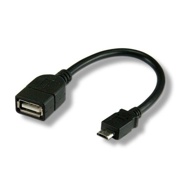 Cavo USB 2.0 OTG A Femmina / Micro B Maschio 0.2 m