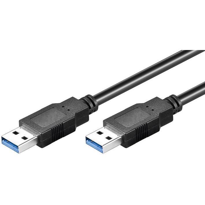 Cavo USB 3.0 A maschio/A maschio 0,5 m Nero