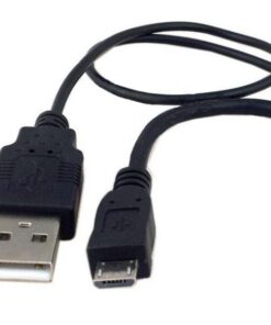 Cavo USB A F 2.0 OTG Micro USB M con Alimentazione USB, 30cm Nero