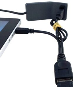 Cavo USB A F 2.0 OTG Micro USB M con Alimentazione USB, 30cm Nero