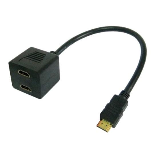 Cavo Video Splitter HDMI M a 2 x HDMI F