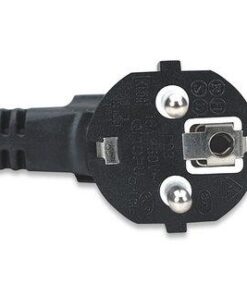 Cavo alimentazione C13 F a Schuko angolato 1,8m nero