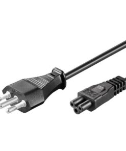 Cavo alimentazione C5 F a spina italiana 1m nero