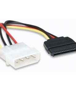 Cavo alimentazione SATA Molex 4pin M/SATA 15pin F