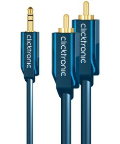 Cavo audio per lettore MP3/iPod/Smartphone 1x3.5mm stereo / 2xRCA 2 m