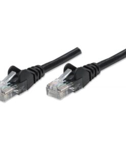 Cavo di rete Patch CCA Cat. 5e Nero UTP 0,5 mt