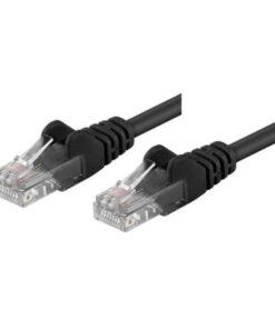 Cavo di rete Patch CCA Cat. 5e Nero UTP 2 mt