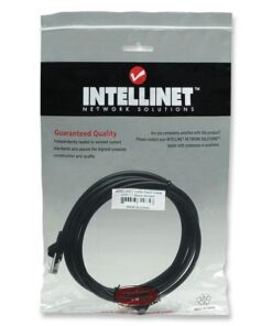 Cavo di rete Patch CCA Cat. 5e Nero UTP 3 mt