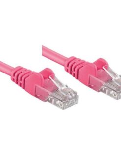Cavo di rete Patch CCA Cat. 5e Rosa UTP 1 mt