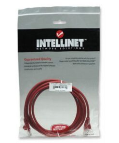 Cavo di rete Patch CCA Cat. 5e Rosso UTP 1 mt