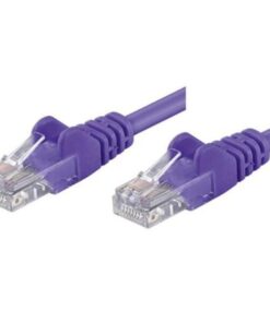 Cavo di rete Patch CCA Cat. 5e Viola UTP 1 mt