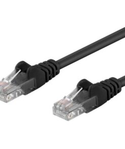 Cavo di rete Patch CCA Cat. 6 Nero UTP 0,25 m