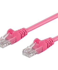 Cavo di rete Patch CCA Cat. 6 Rosa UTP 5 m