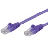Cavo di rete Patch CCA Cat. 6 Viola UTP 1 m