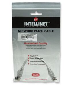 Cavo di rete Patch in CCA Cat. 6 Bianco UTP 0,5 mt