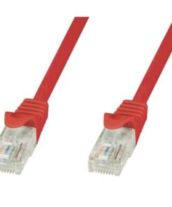 Cavo di rete Patch in CCA Cat.5E Rosso UTP 20m