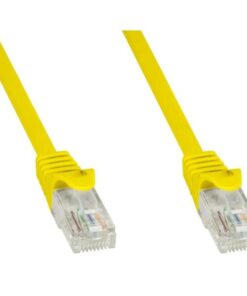 Cavo di rete Patch in CCA Cat.6 Giallo UTP 1m