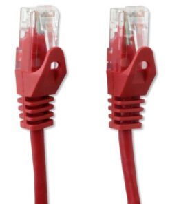 Cavo di rete Patch in CCA Cat.6 Rosso UTP 3m