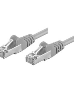 Cavo di rete Patch in CCA Schermato Cat. 5e Grigio FTP 0,25 mt