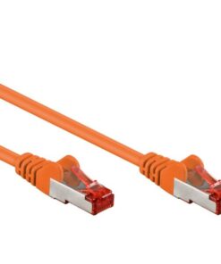 Cavo di rete Patch in CCA Schermato Cat. 6 Arancio F/UTP 1 m Bulk