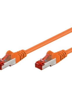 Cavo di rete Patch in CCA Schermato Cat. 6 Arancio F/UTP 1 m Bulk