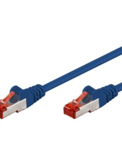 Cavo di rete Patch in CCA Schermato Cat. 6 Blu F/UTP 1 m Bulk