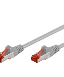 Cavo di rete Patch in CCA Schermato Cat. 6 Grigio F/UTP 2 m Bulk