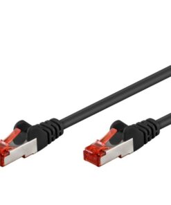 Cavo di rete Patch in CCA Schermato Cat. 6 Nero F/UTP 3 m Bulk