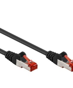 Cavo di rete Patch in CCA Schermato Cat. 6 Nero F/UTP 5 m Bulk