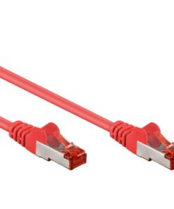 Cavo di rete Patch in CCA Schermato Cat. 6 Rosso F/UTP 10 m Bulk