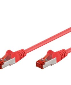 Cavo di rete Patch in CCA Schermato Cat. 6 Rosso F/UTP 10 m Bulk