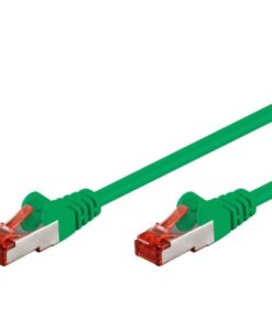 Cavo di rete Patch in CCA Schermato Cat. 6 Verde F/UTP 10 m Bulk