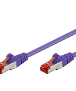Cavo di rete Patch in CCA Schermato Cat. 6 Viola F/UTP 1 m Bulk