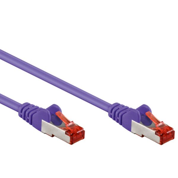 Cavo di rete Patch in CCA Schermato Cat. 6 Viola F/UTP 2 m Bulk